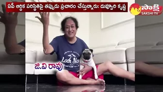 Yellow Media Fake Propaganda with Tiktok Star GV Rao on AP Financial Status |@SakshiTV​