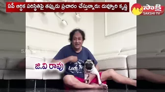 Yellow Media Fake Propaganda with Tiktok Star GV Rao on AP Financial Status |@SakshiTV​