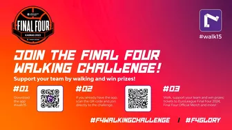 Walking Challenge headlines 2023 Final Four sustainability initiatives