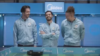 Grealish, Bernardo and Kalvin get COMPETITIVE at Robo Pong! | Midea Home Challenge 2023!