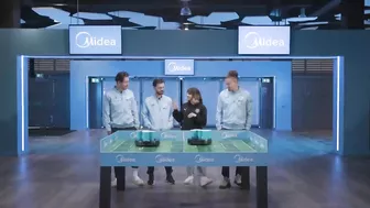 Grealish, Bernardo and Kalvin get COMPETITIVE at Robo Pong! | Midea Home Challenge 2023!