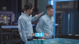 Grealish, Bernardo and Kalvin get COMPETITIVE at Robo Pong! | Midea Home Challenge 2023!