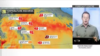 Heat Dome Set to Challenge Early May Records in Alberta