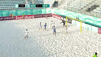 Guatemala 3-2 Belize | Concacaf Beach Soccer Championship