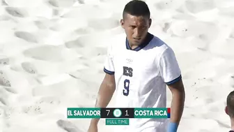 El Salvador 7-1 Costa Rica | Concacaf Beach Soccer Championship