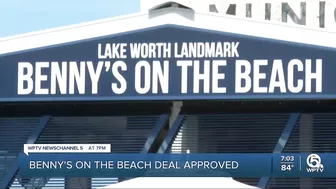 Commissioners approve new lease for Benny's on the Beach