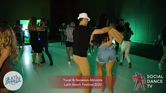 Yucel & Genessis Almonte - Bachata Social Dancing | Latin Beach Fest DR 2022 (Punta Cana)