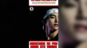 Top 5 Most Followed k-pop Idols on Instagram 2023 #shorts #ytshorts #bts #kpop #btsarmy #trending