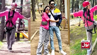 Ayeza Khan And Danish Taimoor Adventure Park Pictures | Turkey Trips | Instagram Viral | BOL