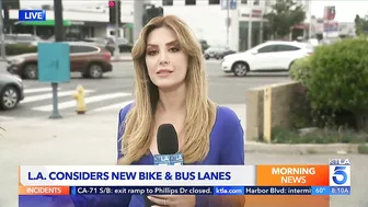 Los Angeles may replace peak-hour travel lanes with bike, bus lanes