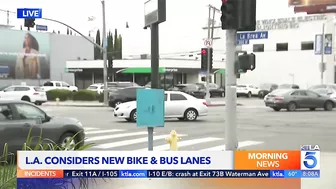 Los Angeles may replace peak-hour travel lanes with bike, bus lanes