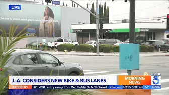 Los Angeles may replace peak-hour travel lanes with bike, bus lanes