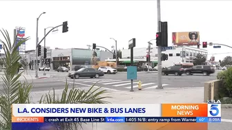 Los Angeles may replace peak-hour travel lanes with bike, bus lanes