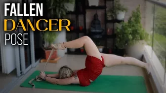 VANEYOGA FALLEN DANCER POSE - SUPTA NATARAJASANA II PRACTICE