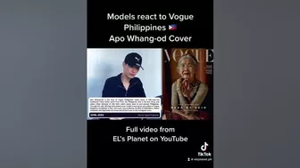 Models React to Apo Whang-od Vogue Philippines #philippines #filipino #model #Vogue #magazine #funny