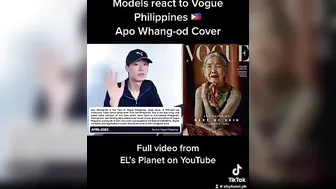 Models React to Apo Whang-od Vogue Philippines #philippines #filipino #model #Vogue #magazine #funny