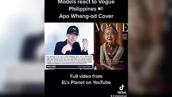 Models React to Apo Whang-od Vogue Philippines #philippines #filipino #model #Vogue #magazine #funny