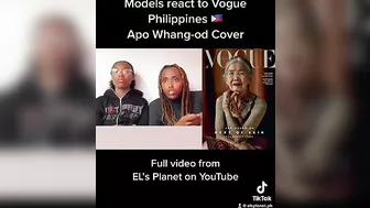 Models React to Apo Whang-od Vogue Philippines #philippines #filipino #model #Vogue #magazine #funny