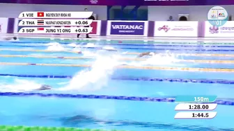 Singapore's Ong Jung Yi finally captures his 1st-ever 200m fly gold medal! | Swimming SEA Games 2023