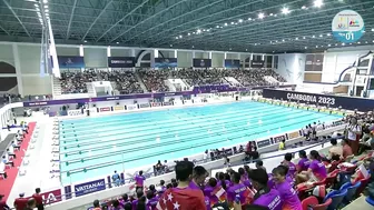 Singapore's Ong Jung Yi finally captures his 1st-ever 200m fly gold medal! | Swimming SEA Games 2023