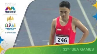 Singapore runner Shaun Goh pushes on despite finishing last in 10km race | Athletics SEA Games 2023