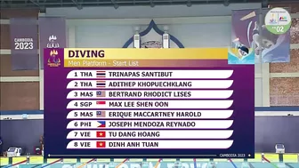 The BEST dives of the Men's 10m Platform Final as Malaysia take 1-2 finish | SEA Games 2023