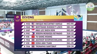 The BEST dives of the Men's 10m Platform Final as Malaysia take 1-2 finish | SEA Games 2023