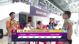 The BEST dives of the Men's 10m Platform Final as Malaysia take 1-2 finish | SEA Games 2023