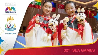 Singapore wushu exponents Kimberly Ong & Jowen Lim seal Gold medals | SEA Games 2023