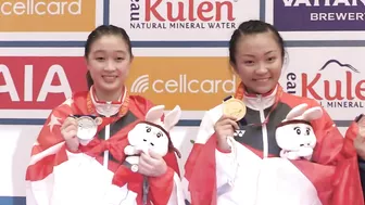 Singapore wushu exponents Kimberly Ong & Jowen Lim seal Gold medals | SEA Games 2023