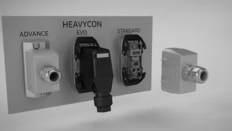 Heavy-duty connectors HEAVYCON complete - flexible combinations and compatible plug-ins