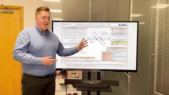 Firestopping tested detail: Angled pipes penetrating a flexible or rigid wall