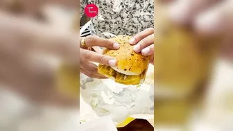 Fiery Fast Food Challenge at Burger King AMR Mall Hyderabad: Chicken Burger, Chicken Wrap and Fries