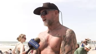 Surfers gather on Folly Beach to honor late bride