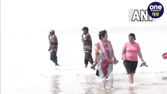 Cyclone Mocha: मुनादी कर West Bengal के Bakkhali Sea Beach पर दी गई चेतावनी | वनइंडिया हिंदी