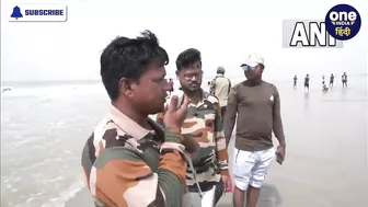 Cyclone Mocha: मुनादी कर West Bengal के Bakkhali Sea Beach पर दी गई चेतावनी | वनइंडिया हिंदी