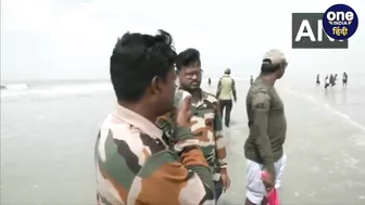 Cyclone Mocha: मुनादी कर West Bengal के Bakkhali Sea Beach पर दी गई चेतावनी | वनइंडिया हिंदी