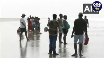 Cyclone Mocha: मुनादी कर West Bengal के Bakkhali Sea Beach पर दी गई चेतावनी | वनइंडिया हिंदी