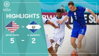 United States 5-2 El Salvador | Concacaf Beach Soccer Championship