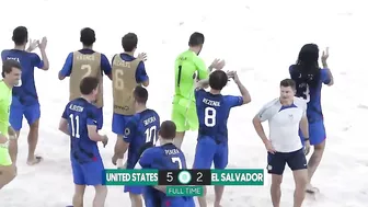 United States 5-2 El Salvador | Concacaf Beach Soccer Championship