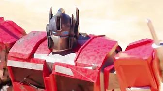 Optimus prime and sound wave model test animation (models are linked in the description) blender