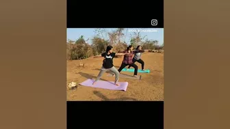 Yoga practice #yoga #fitness #workout #reel #viral#trendy #basicyoga