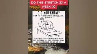 Hip stretch #hipstretch #hips #stretching #health #laviahealth