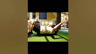 Exercise Workout Video - Chest Stretch on Foam Roller #stretching #fitness #workout #golf #shorts