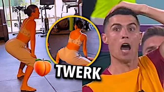 Georgina Rodriguez Learning TWERKING ???? How Ronaldo Reacted ????