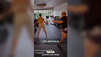 Georgina ide na časove tverkanja - Šta će reći Ronaldo? ???? #ronaldo #georgina #twerk #shorts