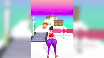 Twerk Race 3D - เกมวิ่งแข่ง | ฉันจะต้องชนะการแข่งขันคนตูดใหญ่ที่สุด! #shorts