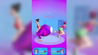 Twerk Race 3D - เกมวิ่งแข่ง | ฉันจะต้องชนะการแข่งขันคนตูดใหญ่ที่สุด! #shorts