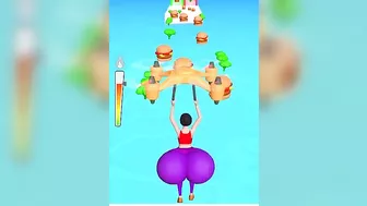 Twerk Race 3D - เกมวิ่งแข่ง | กินเบอร์เกอร์ให้ตูดใหญ่แล้วไปแข่งชนตูด! #shorts