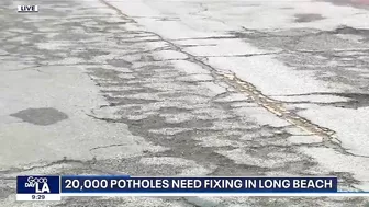 20,000 potholes need fixing in Long Beach